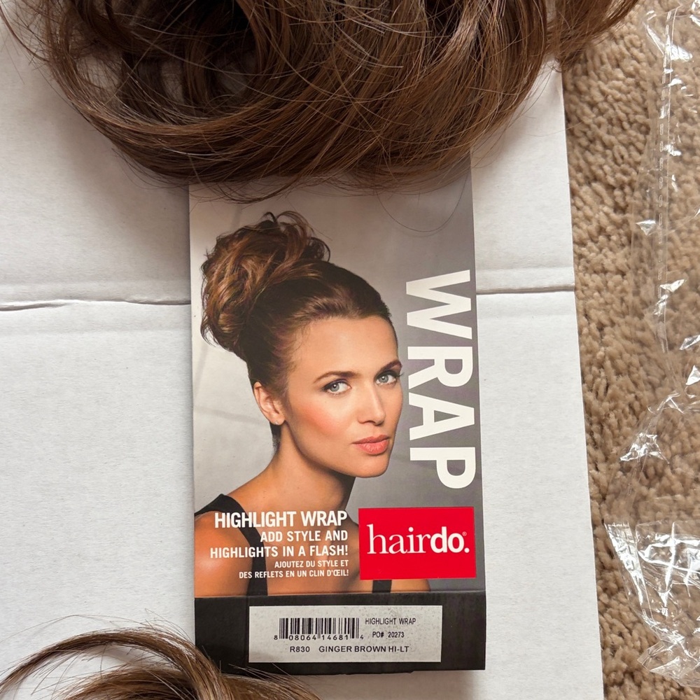 Hairdo Brown Hair Wraps. OS. All synthetic. - Picture 6 of 13